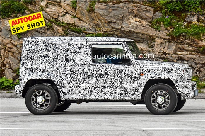 Suzuki Jimny 5-door spied; Auto Expo 2023 debut likely